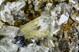 Anatase Crystals, Quartz and Adularia - Norway #111425-2